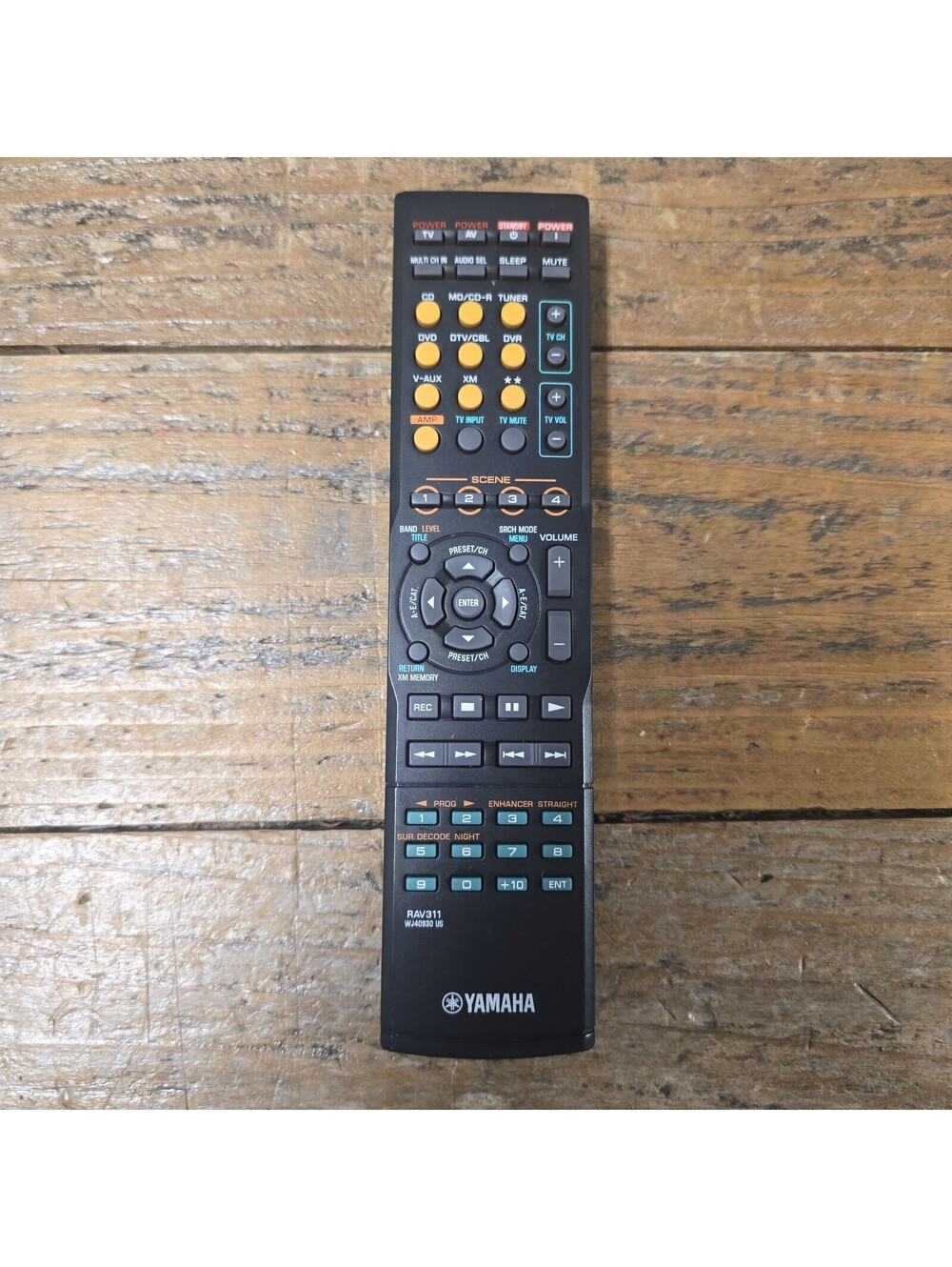 YAMAHA RAV311 WJ40930 US Remote Original Genuine OEM for RX-V361 AV Receiver